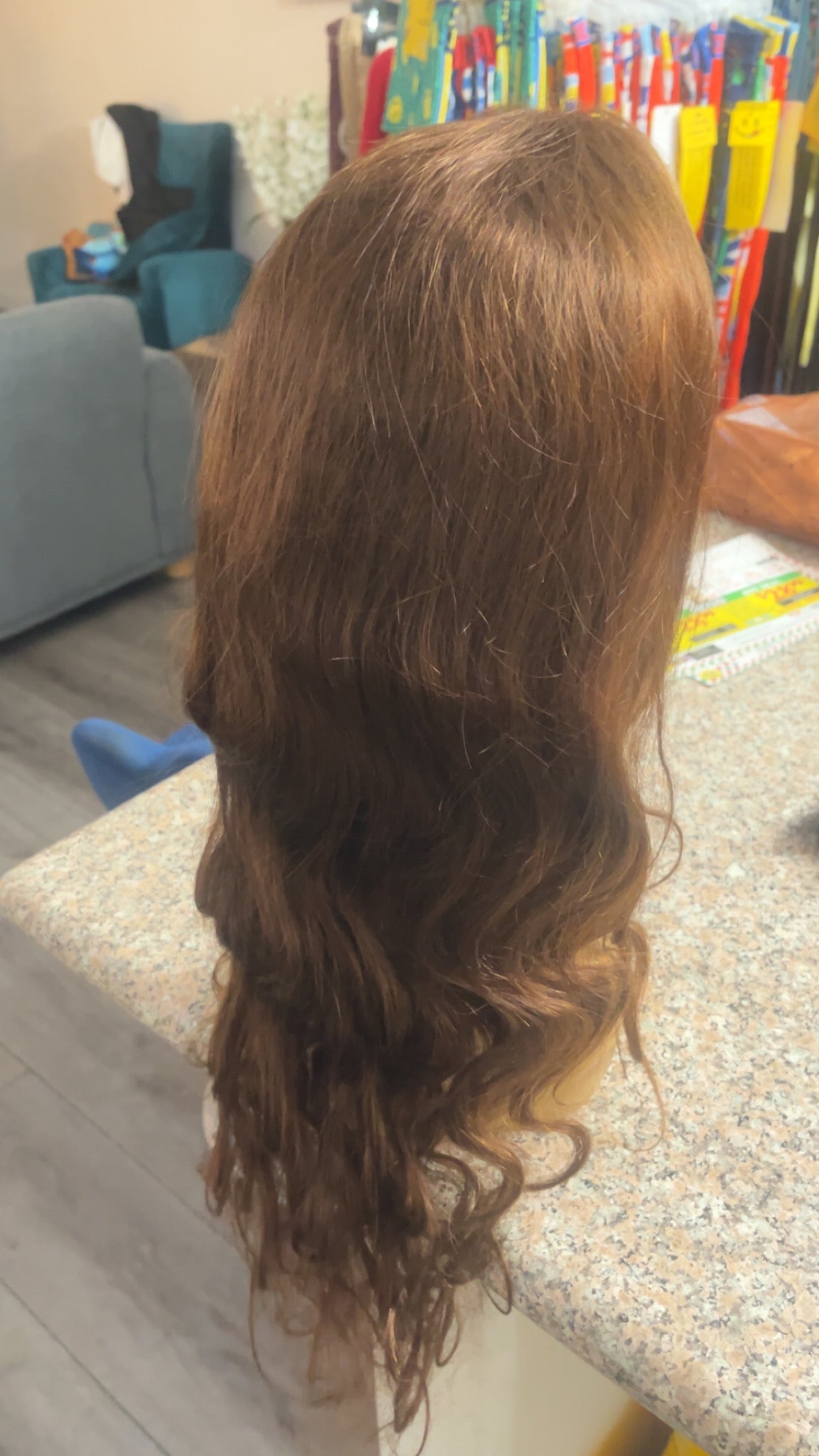 30 Inch Lace Front Wig 200 Density 13x6 HD Body Wave Pre Plucked Glueless Brown Human