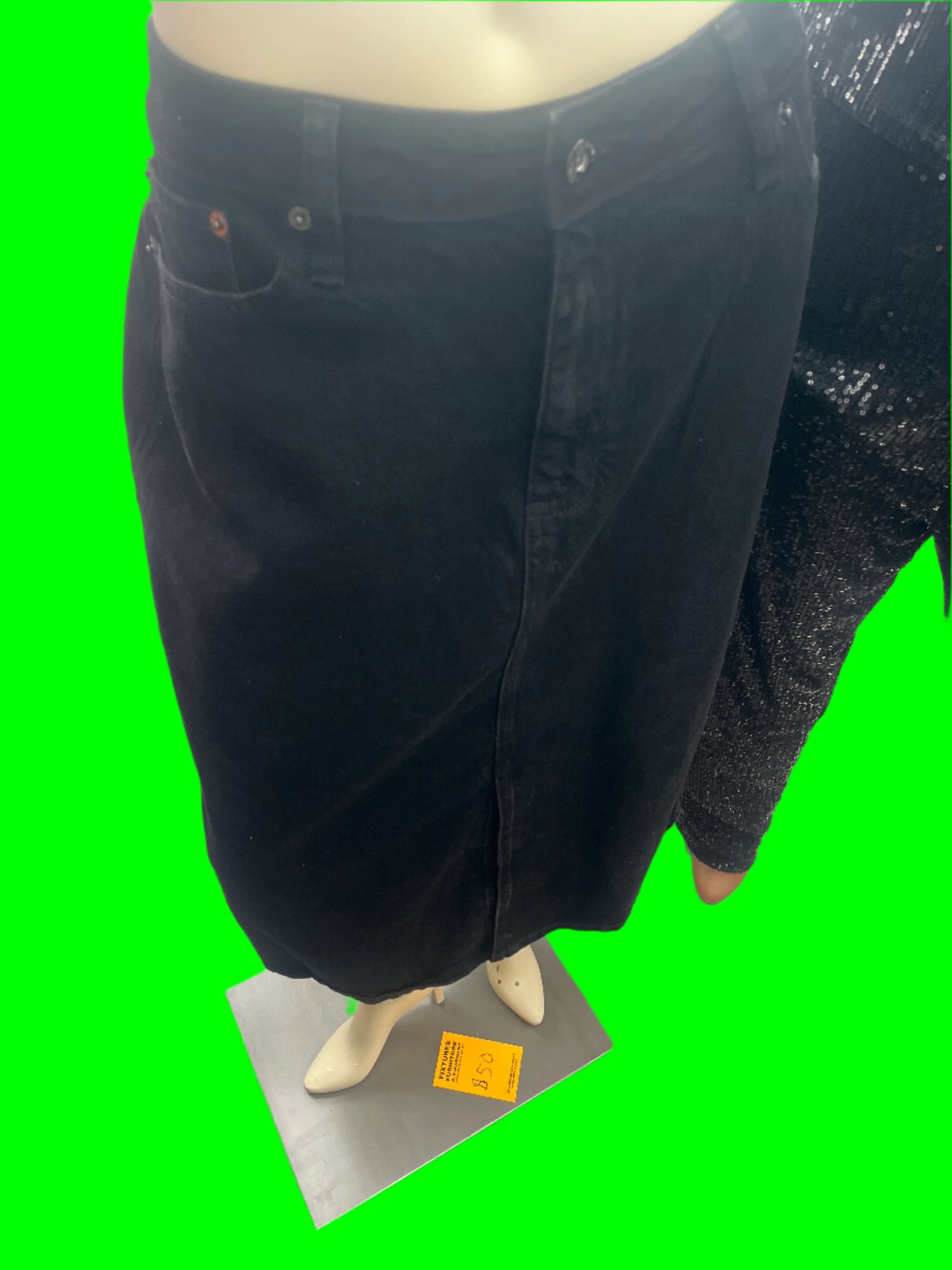 jean skirt size 16
