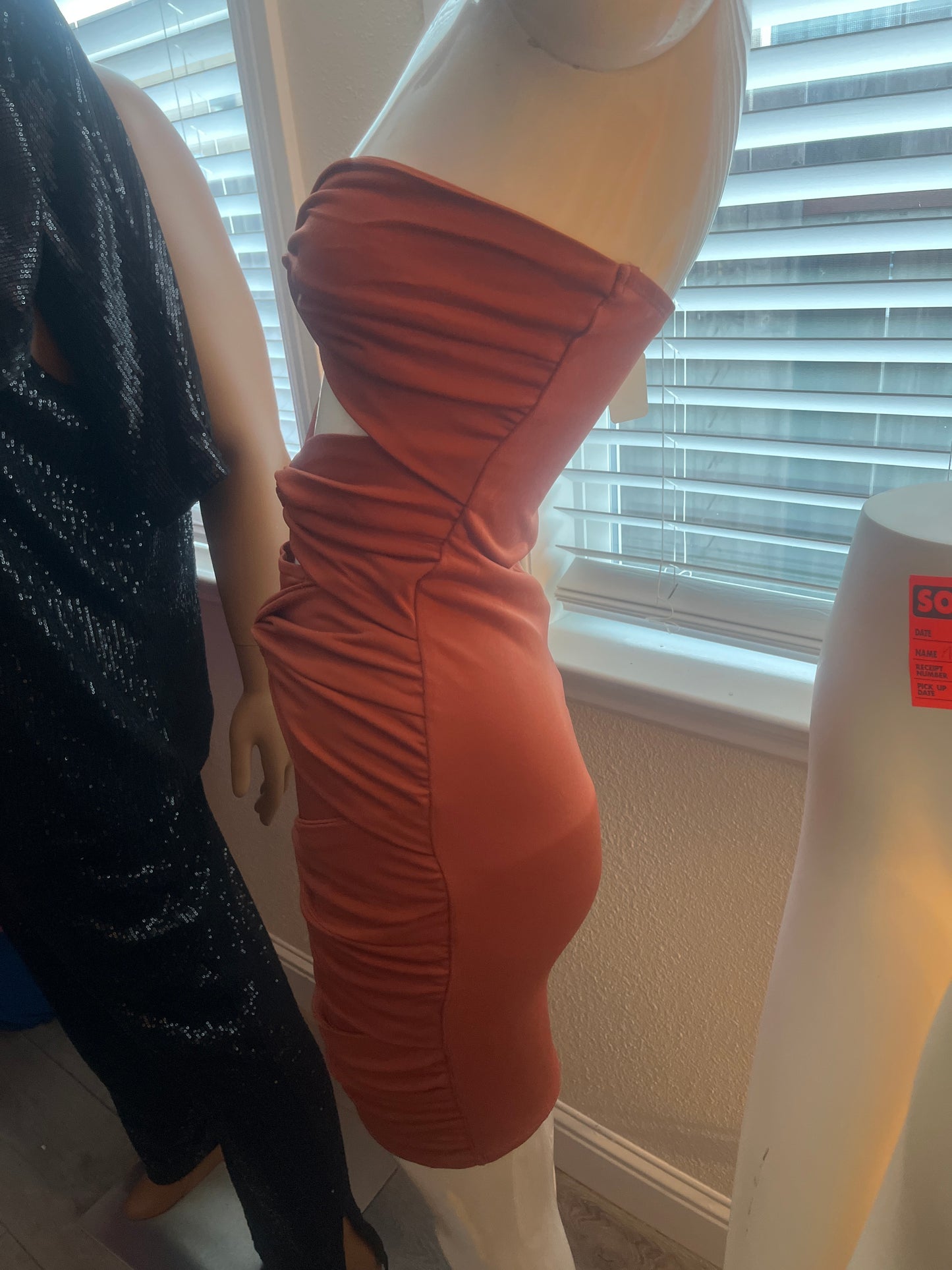 Strapless dress